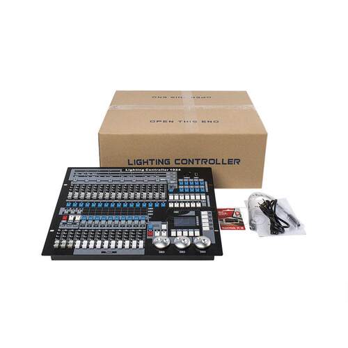 舞台灯光控制设备1024灯控台DMX512灯光控制器帕灯摇头灯调光器