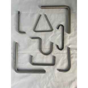 Q235圆钢201/304不锈钢折弯标加工五金钩折弯钛冲 挂钩弯圆钢定制