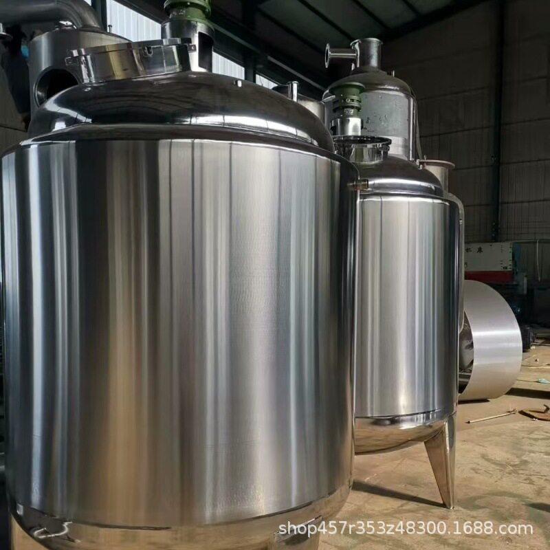 不锈钢搅拌500升加热小型混合液体搅拌机大型电动洗衣液乳化