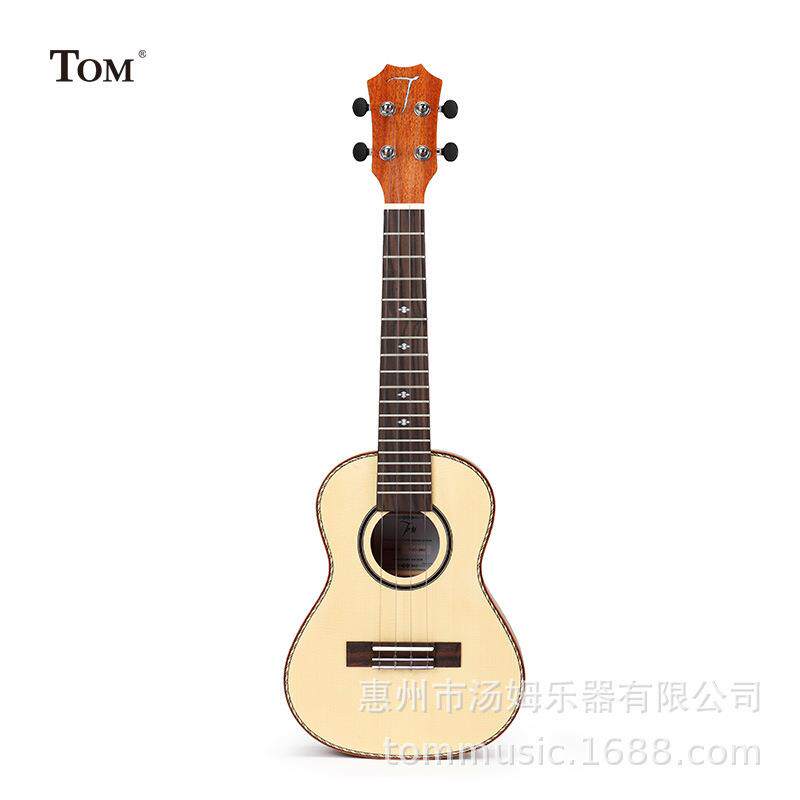TOM TUC280单板尤克里里初学者乌克丽丽小吉他云杉木ukulele23寸