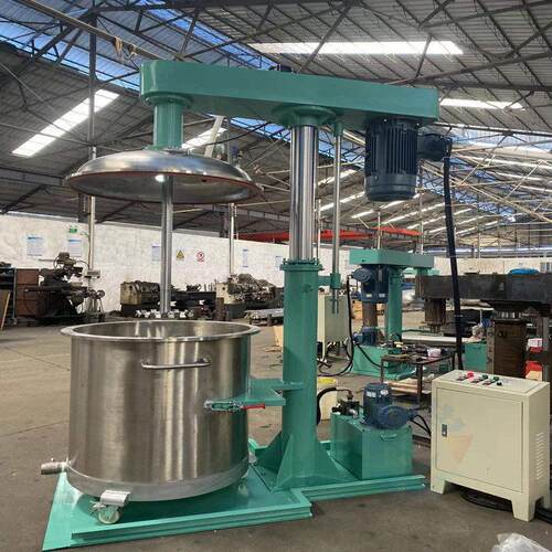 沐浴露洗发水分散机洗护化工液体搅拌桶300L树脂刮壁剪切分散机