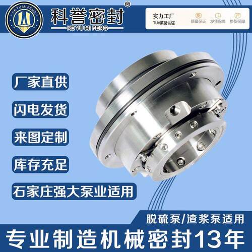 厂家直供机封石家庄强大泵业DT泵机械密封ZGJ-170脱硫泵渣浆泵