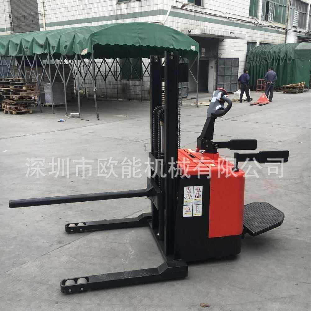 深圳电动叉车全电动托盘堆高车电动纸筒堆高车电动升高车