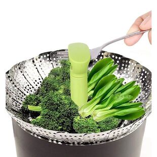 蒸菜三角架不锈钢430折叠蒸笼莲花伸缩蒸屉多功能蒸格馒头饺子蒸