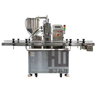 机 设备膏液灌装 自动伺服齿轮泵凝胶乳液灌装 机半流体粘稠物料灌装