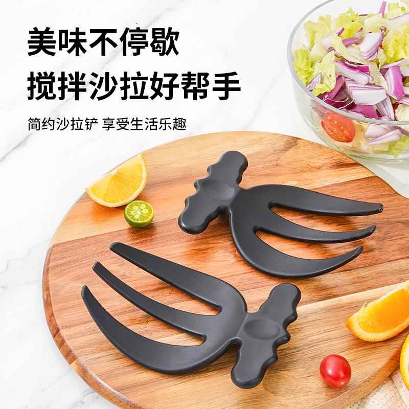 跨境爆款 沙律工具三指创意沙拉叉爪 水果沙拉搅拌器 厨房小工具