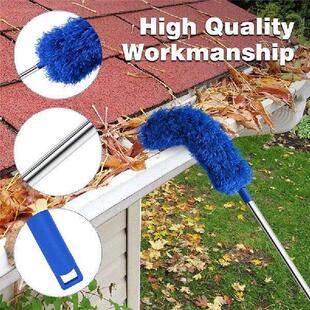 Gutter Cleaning Brush Roofing Tool with Telescopic