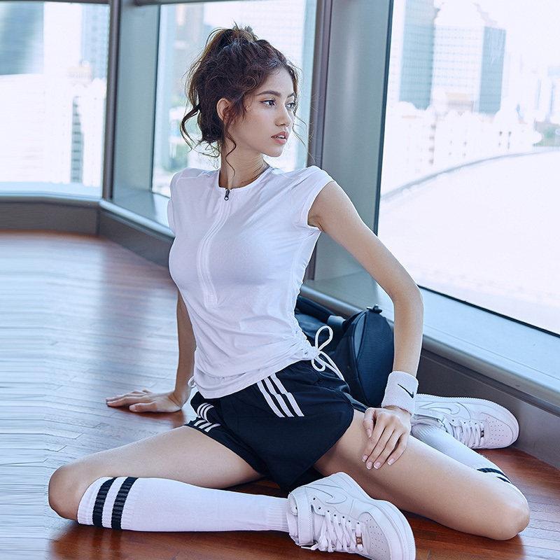 跑步运动套装女薄款专业高端时尚健身速干 干衣瑜珈服装2025新款