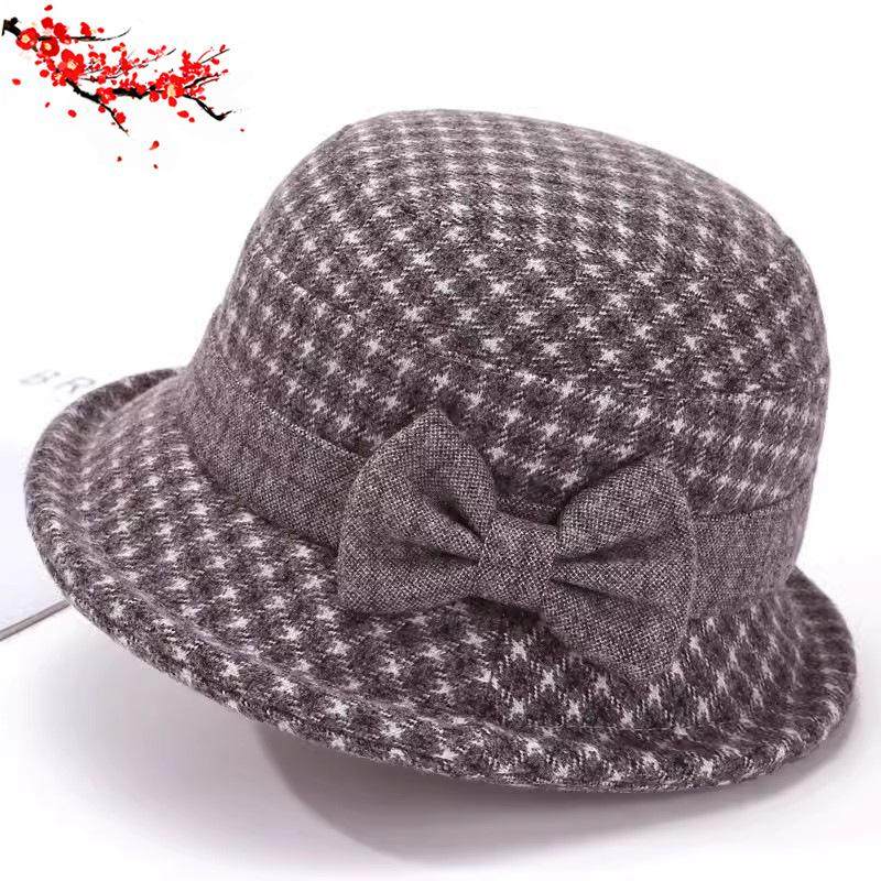 中老年人帽子女士盆帽妈妈保暖夫帽秋冬天毛呢礼帽春秋奶奶布帽,服饰配件/皮带/帽子/围巾,帽子,淘宝优惠券,粉丝福利购,淘宝优惠卷