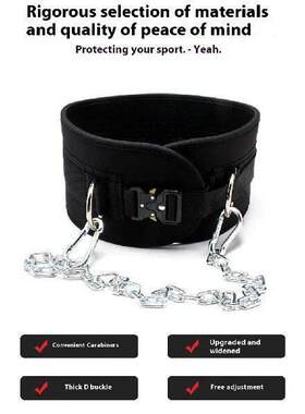 Fitness Dip Belt with 31inch Steel Chain and D-Ring