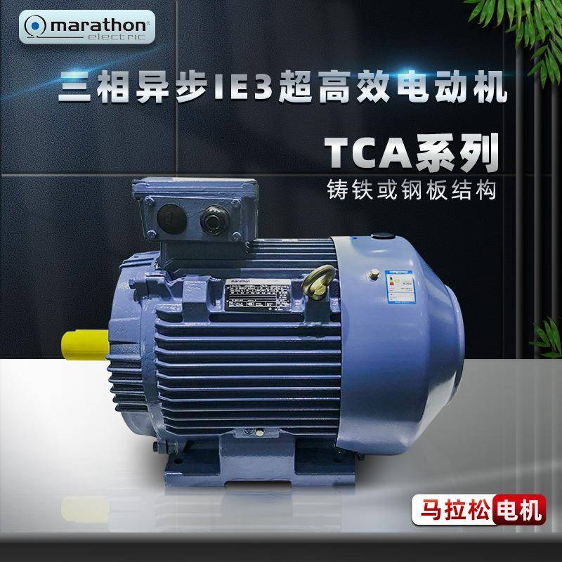 Marathon马拉松电机TCA1002系列三相异步电动机IE3能效卧式3W3