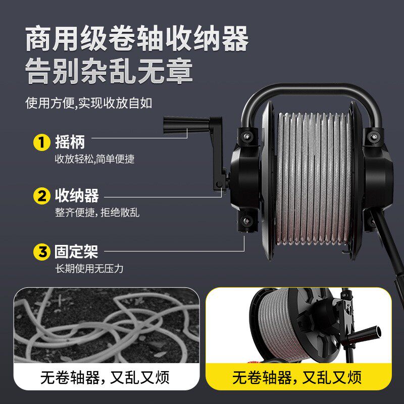 大杰诺家用洗强车机220V功率清洗机增压力车洗地H1S洗水泵可定制