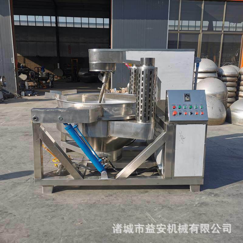 现货全自动行星搅拌锅自助餐糕点馅料炒锅大型莲蓉月饼馅炒料机