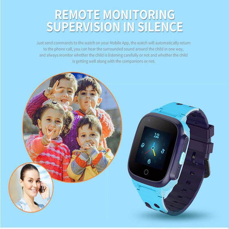 Kids Smart Watch 2/4G Sim Card LBS Tracker SOS Camera Childr