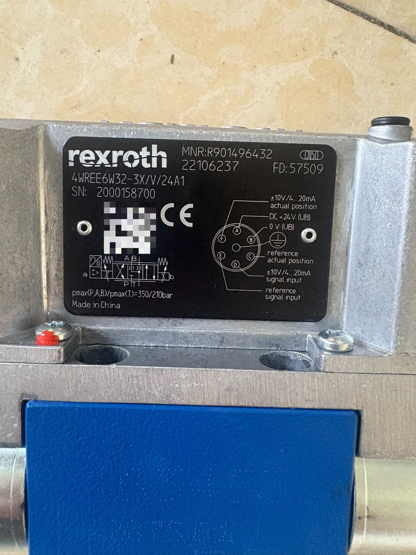 力士乐比例阀R901496432 4WREE6W32-3X/