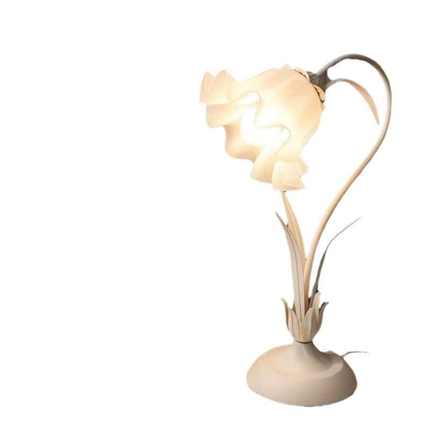 卧室床头台灯网红ins风浪漫少女田园花朵led灯出租房装饰氛围灯具