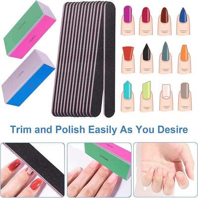 Professional Nail Files Nail Manicure Filer Filing Polishing