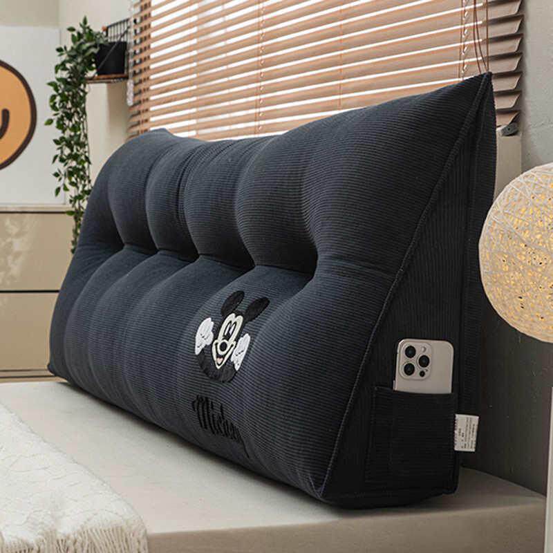 W5R网红可爱三角床头靠垫床上靠枕简约沙发卧室双人靠背软包可拆,居家布艺,靠垫/抱枕,淘宝优惠券,粉丝福利购,淘宝优惠卷