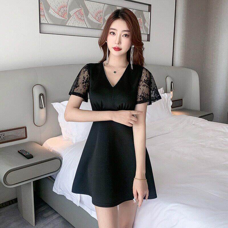 夜总店女装性感连衣裙夜场气质低胸深领桑拿足疗足浴技师工作服