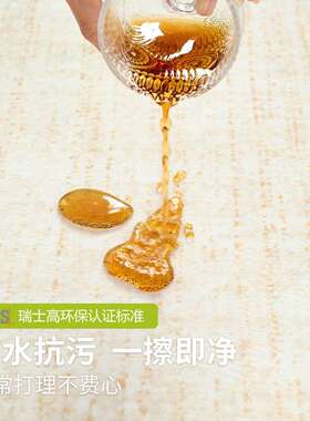 地毯防客耐厅新款卧打室JR202505奶油风纯色水脏免理地垫免洗可擦