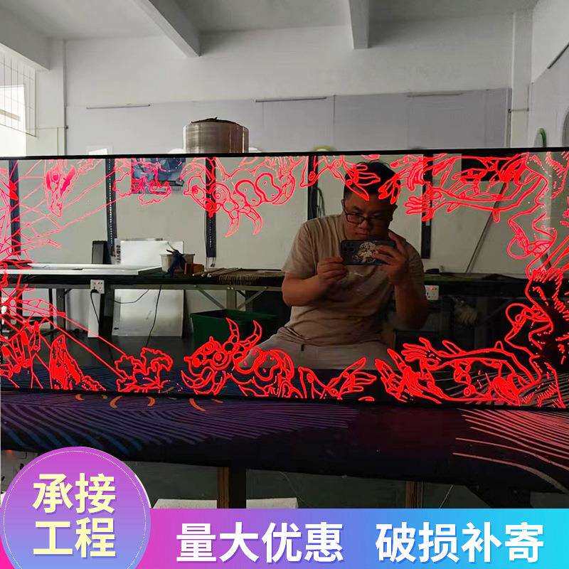 科技款智能魔镜广告镜子1200*600智能触摸多媒体镜面厂家