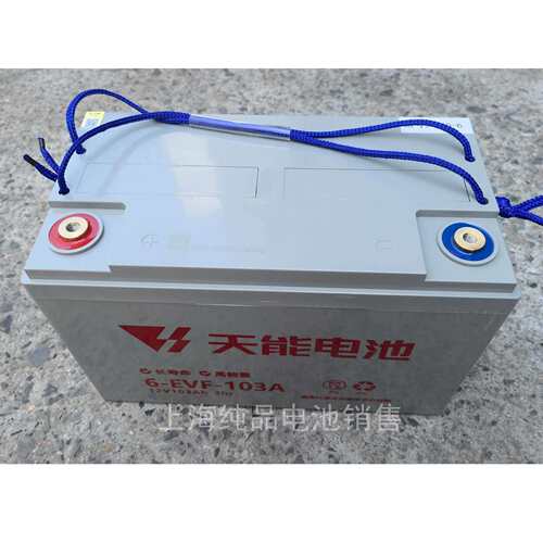 天能6-EVF-103A电池12V103Ah电动汽车洗地机环卫车叉车三轮车电瓶