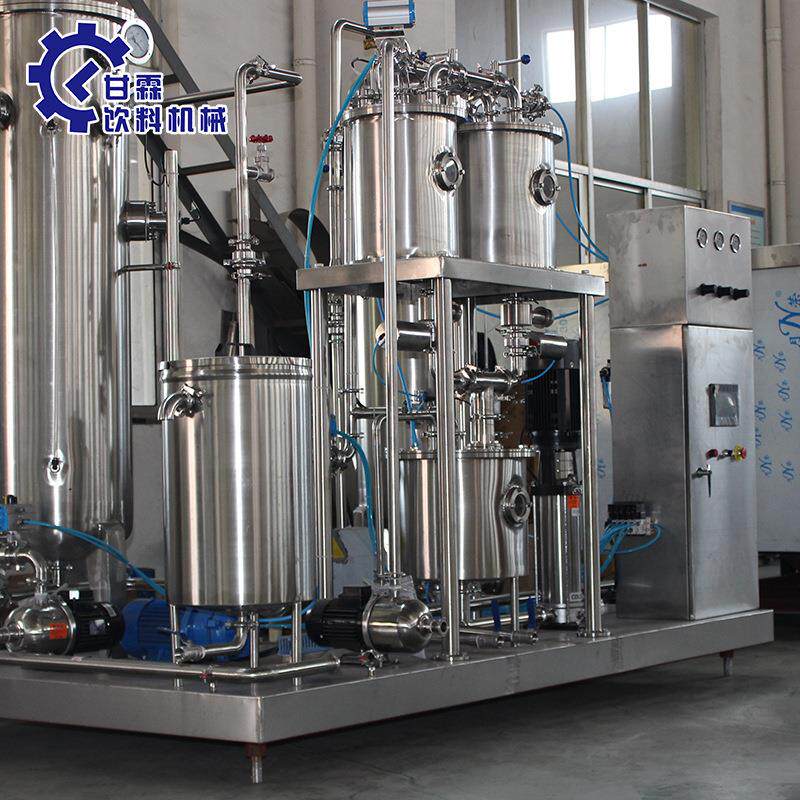 供应果汁饮料混合机含气体二氧化碳饮料碳酸生产线全自动高效率