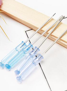 Mini Screwdriver Wholesale: 3*75mm Transparent Crosshead Not