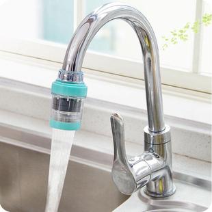 家用厨房水龙头过滤器麦饭石磁化净水器自来水滤水器浴室
