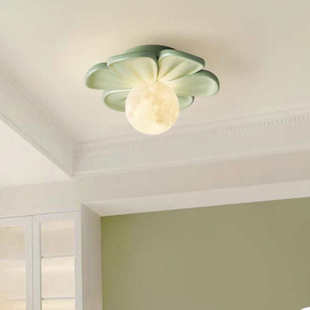 过道灯走廊灯奶油风花朵阳台玄关入户灯现代简约创意衣帽间吸顶灯