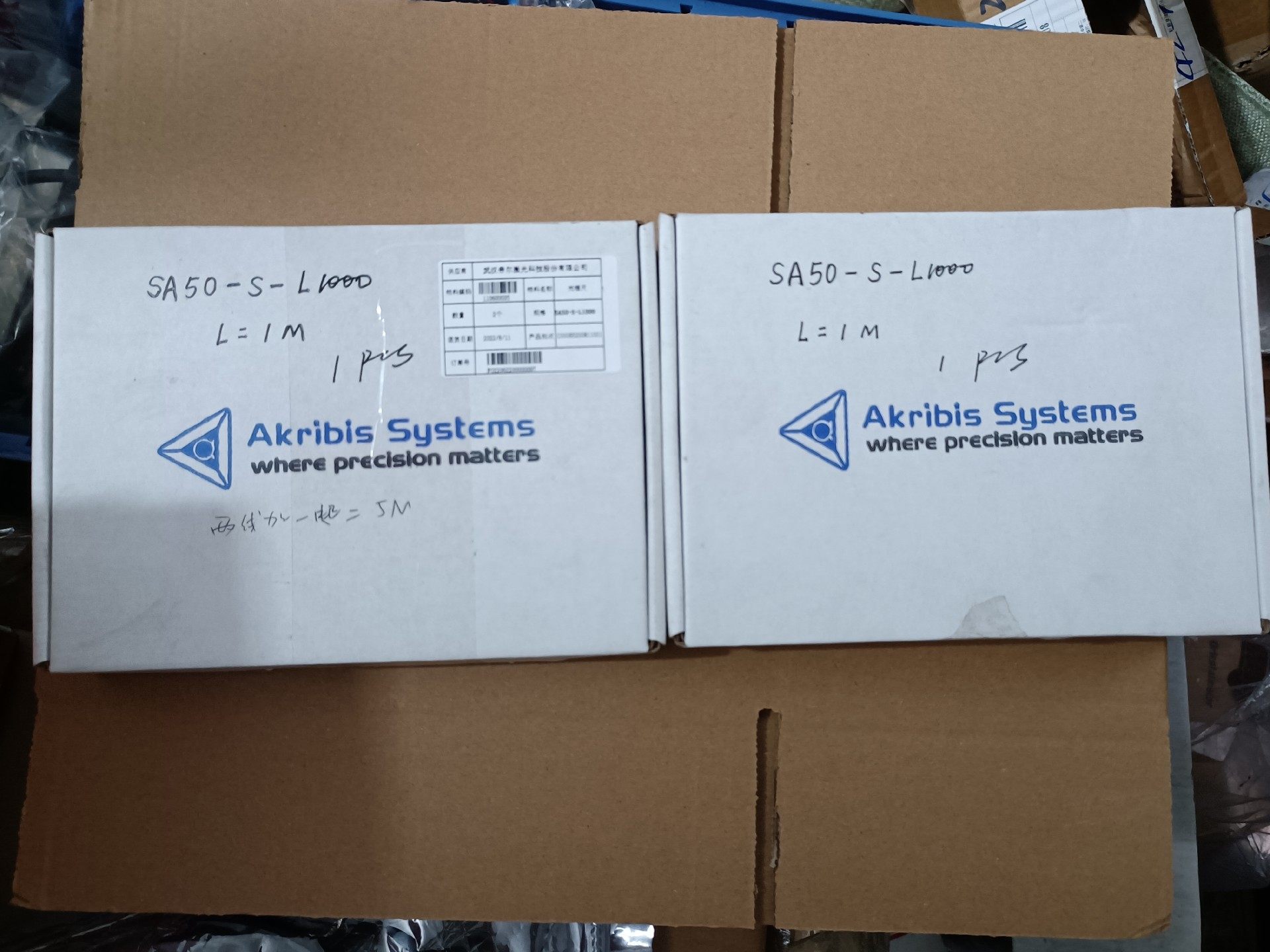 全新正品雅科贝思 光栅尺SA50-S-L1000，长1米。库