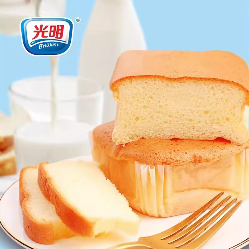 光明奶蛋糕学生早餐面 面包代餐零食品饱腹糕点即食小点心鸡蛋糕