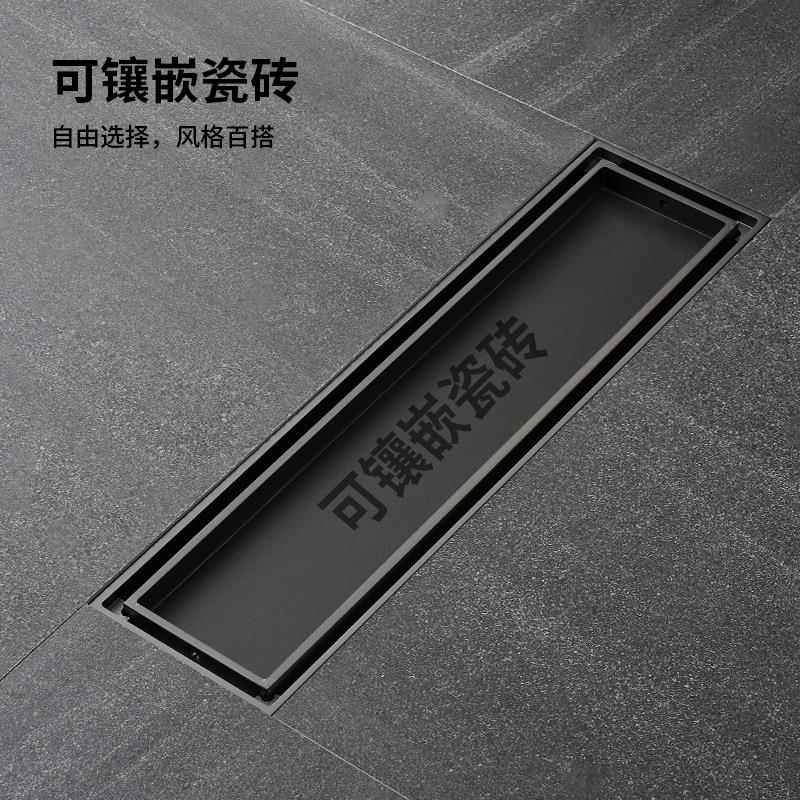 全铜直防2026系列臭3地漏8X0可嵌瓷砖淋浴房卫条生间大排量浴室隐