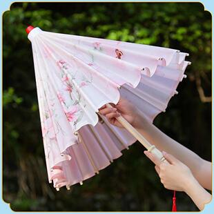 油纸伞古风儿童舞蹈伞道具伞中式雨伞杭州丝绸工艺伞拍照女演出伞