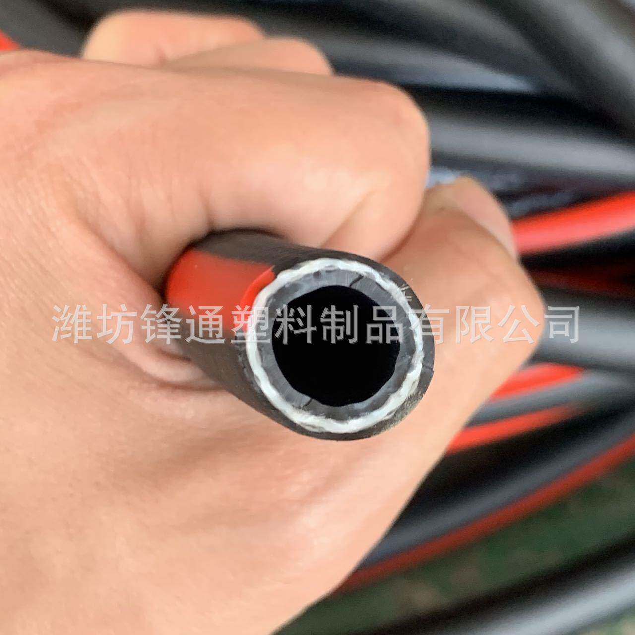 三胶两线风炮管抗高压耐磨风炮风镐火枪氧气乙炔管橡塑高压风炮管