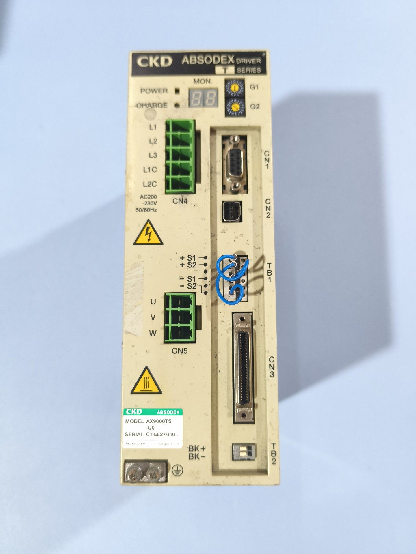 CKD驱动器AX9000TS-U0马达，拆机包好