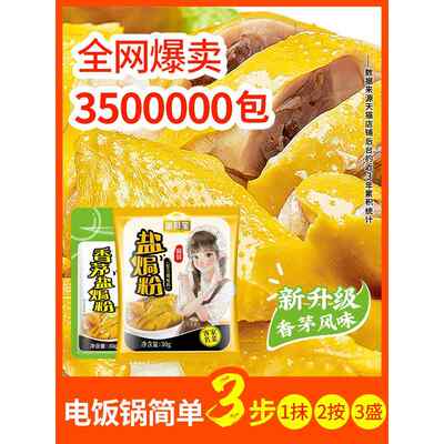 加厨宝正宗盐焗鸡粉配料30g家用香茅广东梅州客家蒸鸡盐焗鸡爪虾