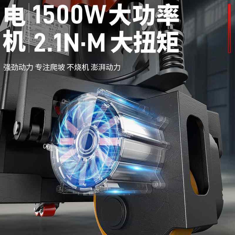 源头厂家电车动搬运2吨3吨地无品牌/牛托叉盘运输油压垛车电动堆