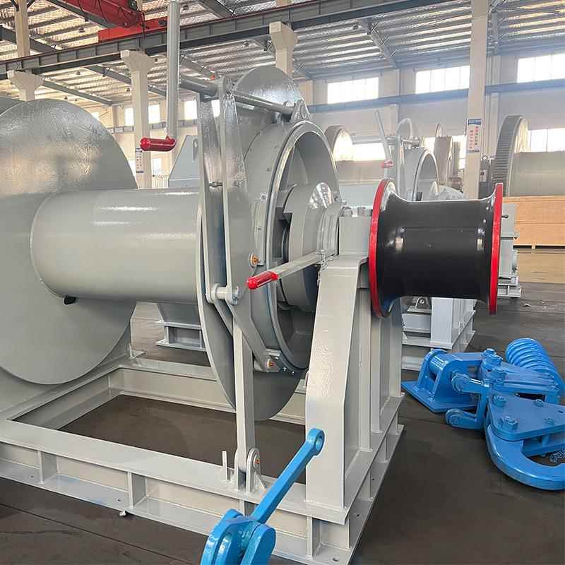 液绞压绞车工业用升提起吊设备150KN电船用甲板机组械合电动单卷