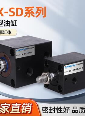 方形模具液压立式卧式薄型油缸CX-SD/LA20/25/32/40/50/63/80/100