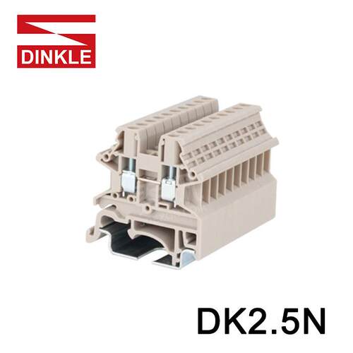 DK2.5N 2.5S 4N 6N -TN -TR -PE 町洋DINKLE螺丝式接线 导轨端子