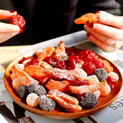 一包梅好500g混合梅子零食蜜饯果脯果干话梅干杨梅金桔干水蜜桃干