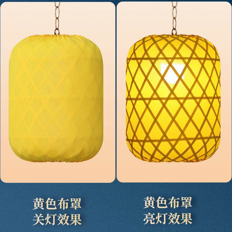 竹编灯笼手汉服手持中物景拍照影视FFG道具式冬瓜形提灯罩夜手工