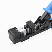 cat5e 压成型压模块接cat6压线网线 一次一体网络 钳接线 打