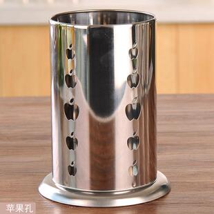 04不锈钢筷子笼筒桶锅铲置物架长方形沥水大容量筷子勺子收纳盒