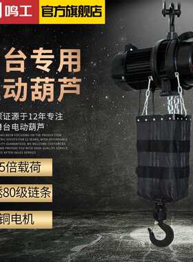 舞台专用电动葫芦吊机灯光桁架音箱线阵吊装庆典婚庆升降电吊葫芦