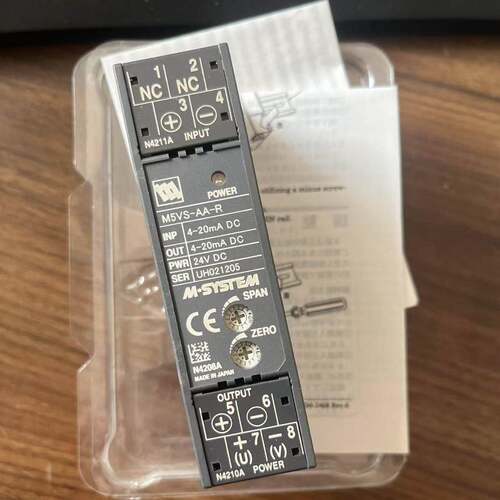 全新原装日本爱模M-SYSTEM讯号隔离器M5DY-A-R 4-20ma M5MS-A-R