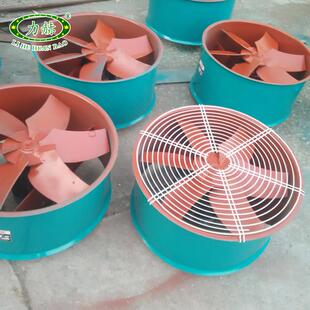 T30 52.2KW强吸力排气扇型轴流通风机圆筒风机不锈钢轴流支架风