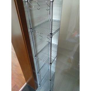 小管宽20夹缝五层收纳架厨房置物架宽25cm多层落地收纳储物架子