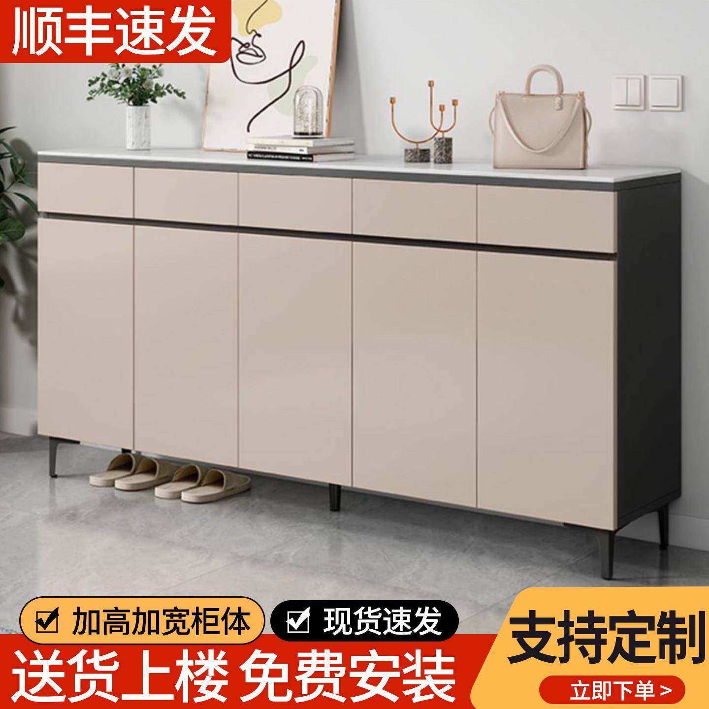 家用鞋柜实木岩走廊入户收纳柜2026新款客厅靠墙门口加厚玄关柜,住宅家具,鞋柜,淘宝优惠券,粉丝福利购,淘宝优惠卷